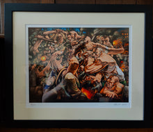 Load image into Gallery viewer, BurnO'Bennie Macallan 33yr Old World on fire Series 1989 Peter Howson Scotch Single Malt Whisky 43%ABV 70cl