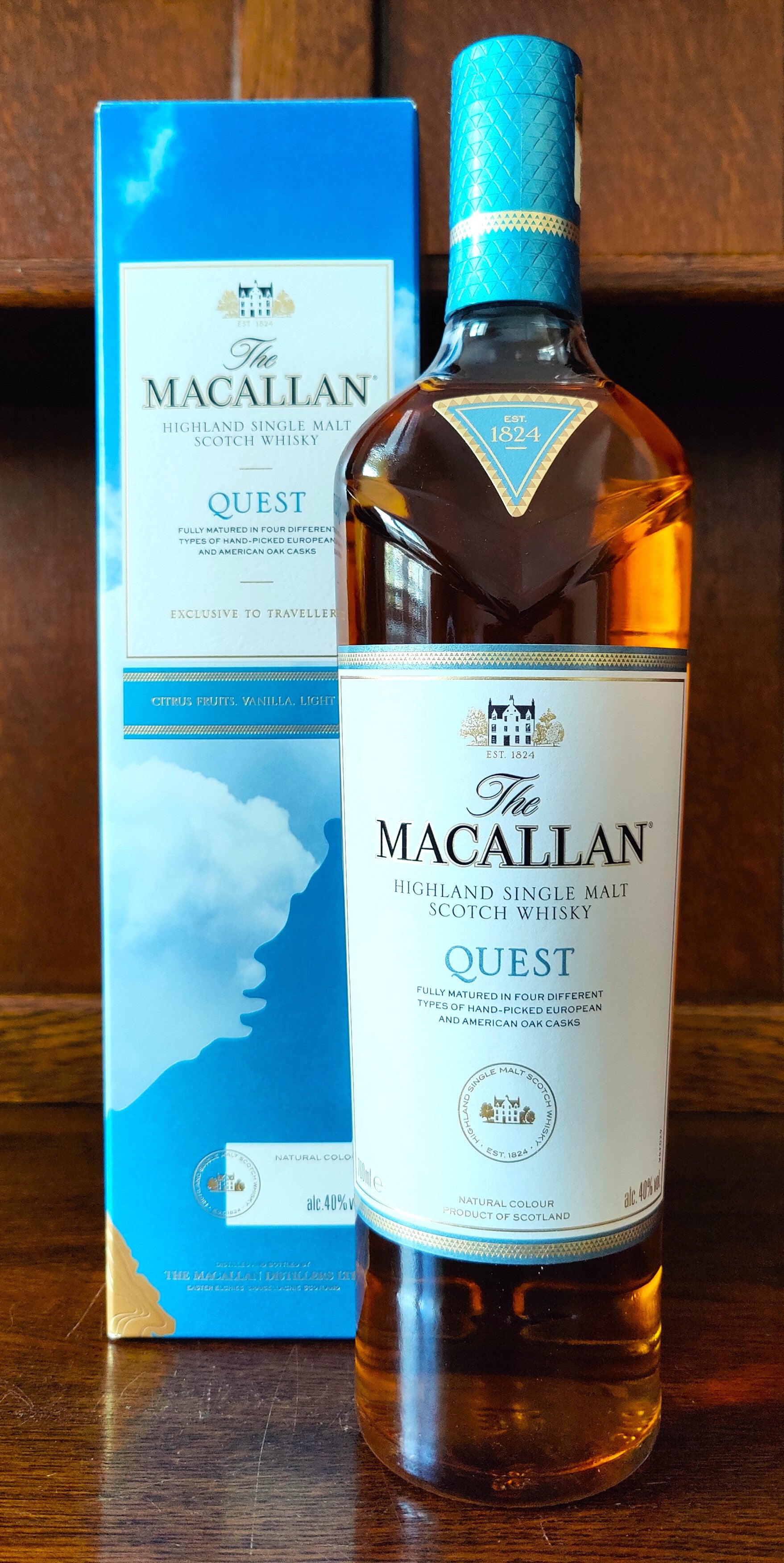 The Macallan Quest Scotch Single Malt Whisky 40%ABV 70cl