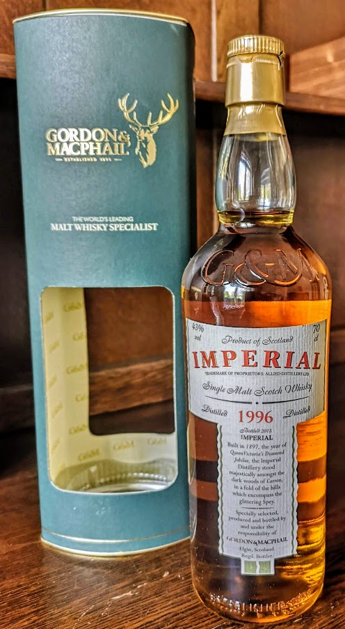Gordon & MacPhail Imperial 1996 19yr Old Single Malt 43%ABV 70cl