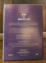 Load image into Gallery viewer, The Macallan Chairmans Release Single Malt 43%ABV 70cl 1700 Series
