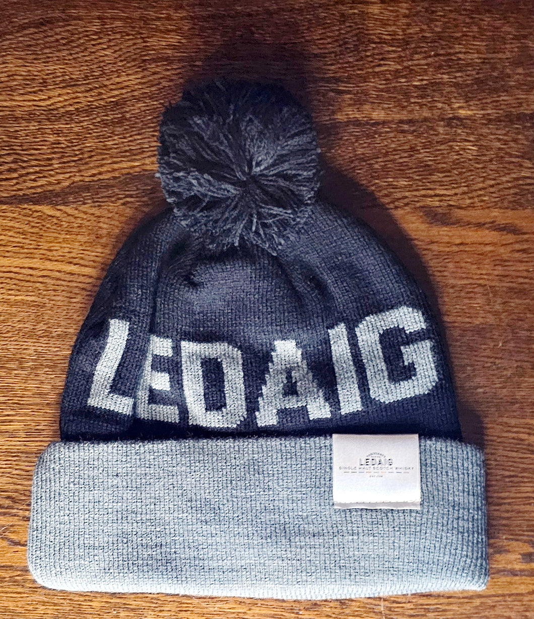 Ledaig Memorabilia Clothing Hat Beanie Style Hat Black Knitted