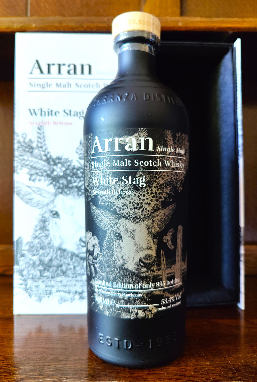 Arran White Stag 7th Release Single Malt Whisky 54.3%ABV 70cl