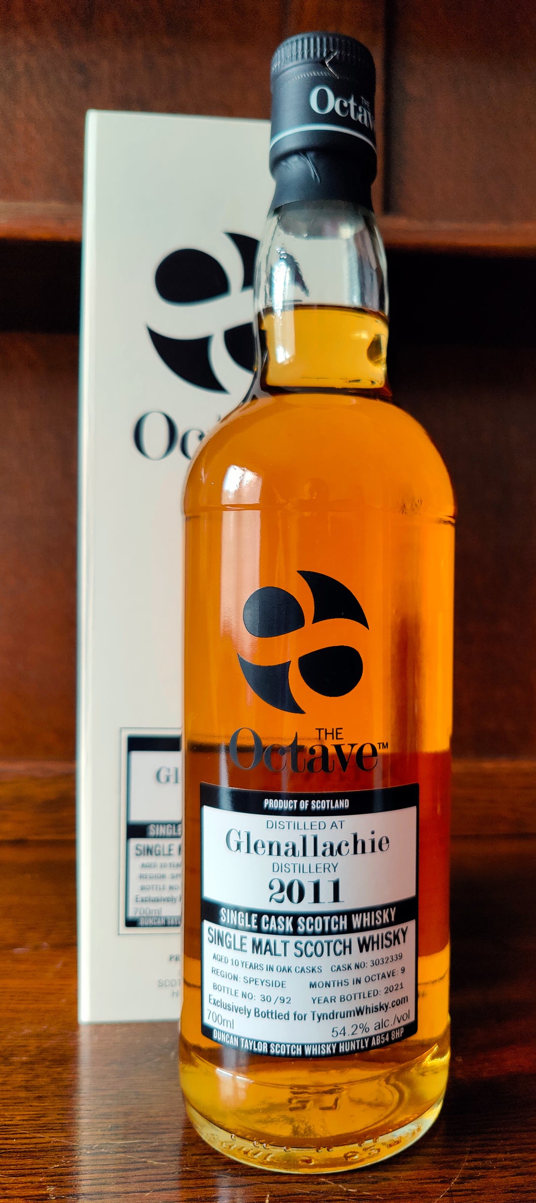 Octave Glenallachie 2011 Single malt Whisky 54.2%ABV 70cl bottle 30 of 92