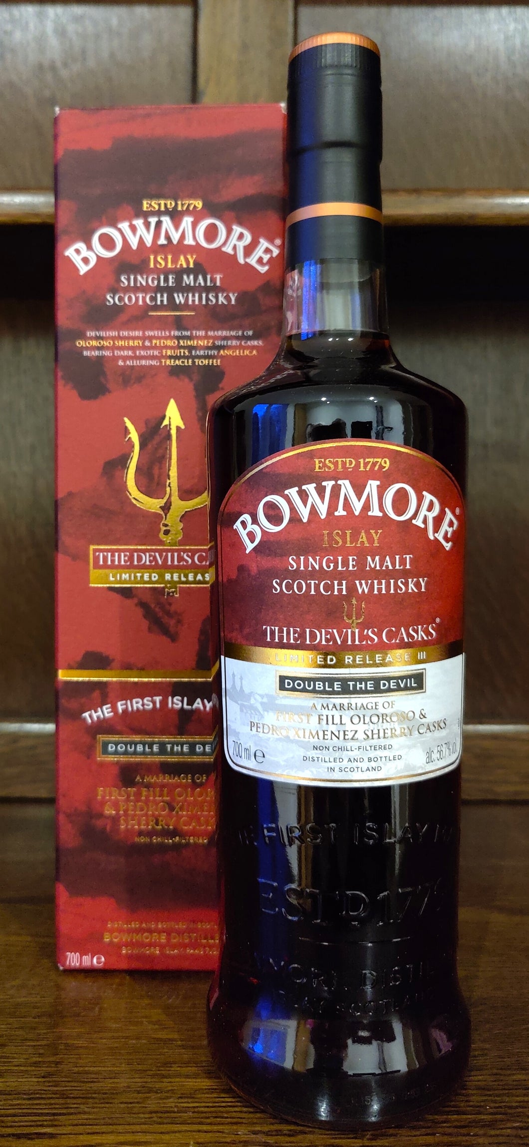 Bowmore The Devil's Cask Release III Single Malt Whisky 56.7%ABV 70cl