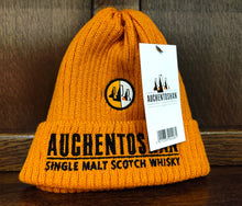 Load image into Gallery viewer, Memorabilia Clothing Hat Beanie Style Hat Orange Badged Auchentoshan
