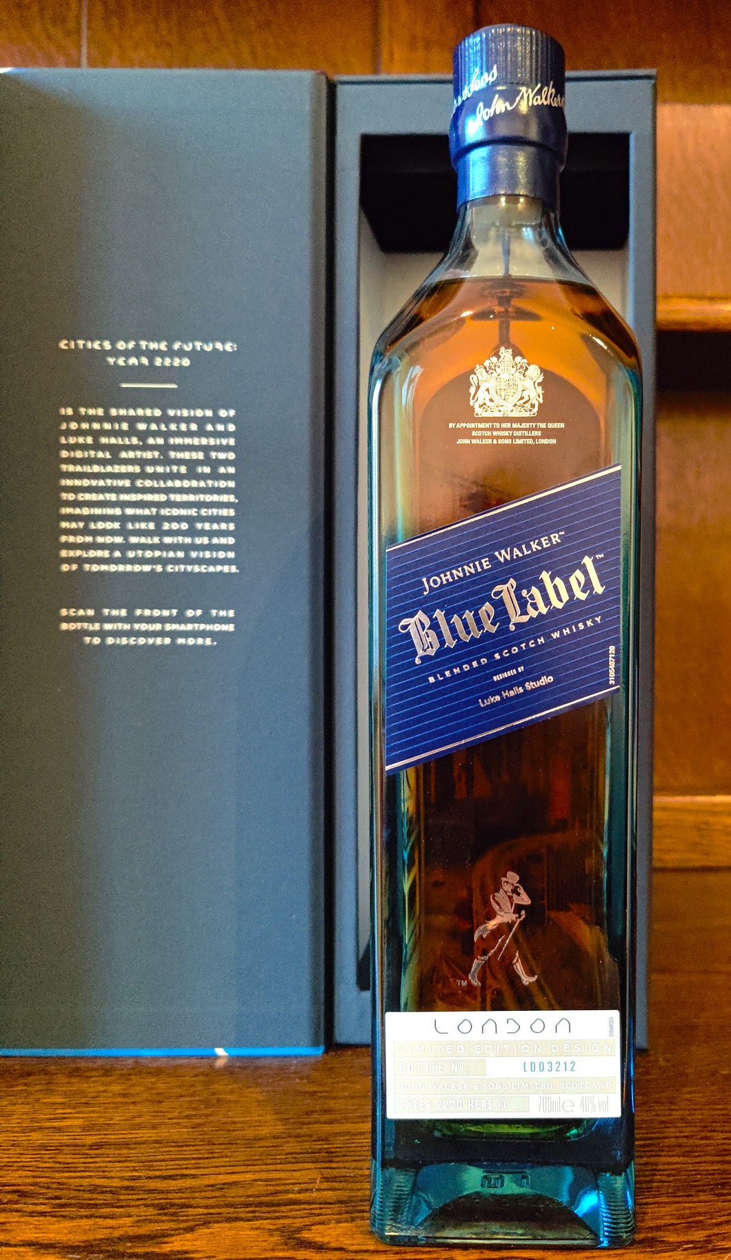 Johnnie Walker Blue Label London 2020 limited Editon Blended Whisky 40%ABV 70cl