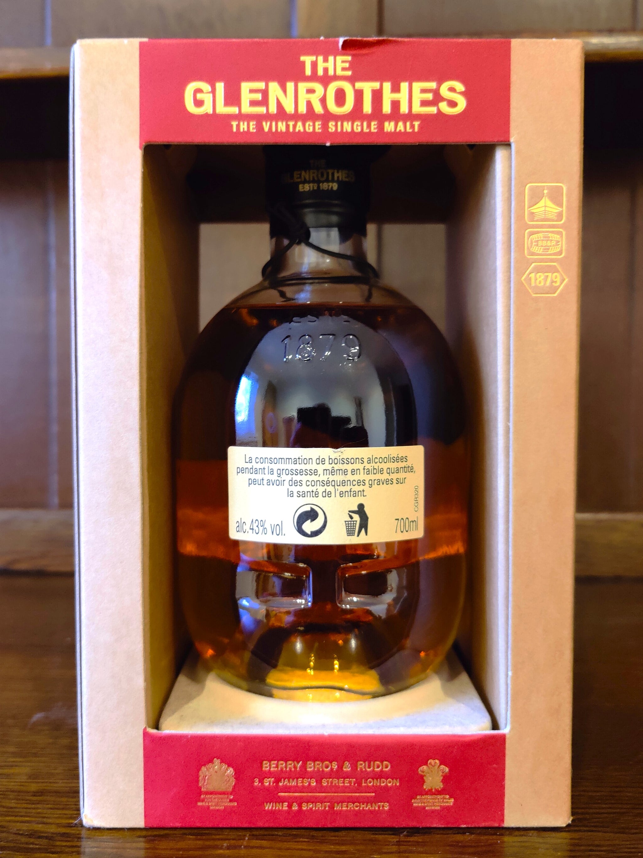 Glenrothes Manse Reserve Single Malt 43%ABV 70cl