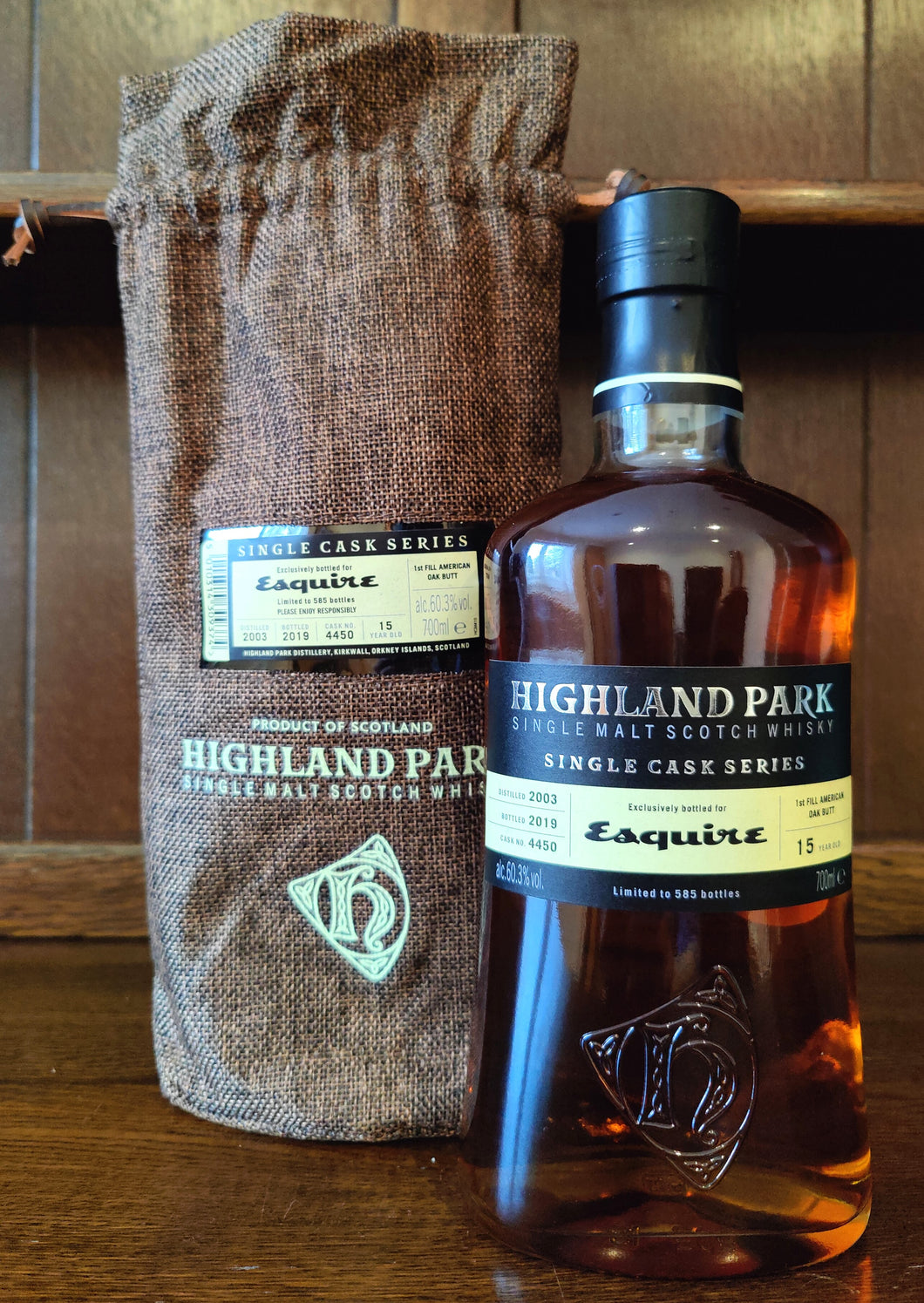 Highland Park Esquire 15yr Single Malt 60.3%ABV 70cl