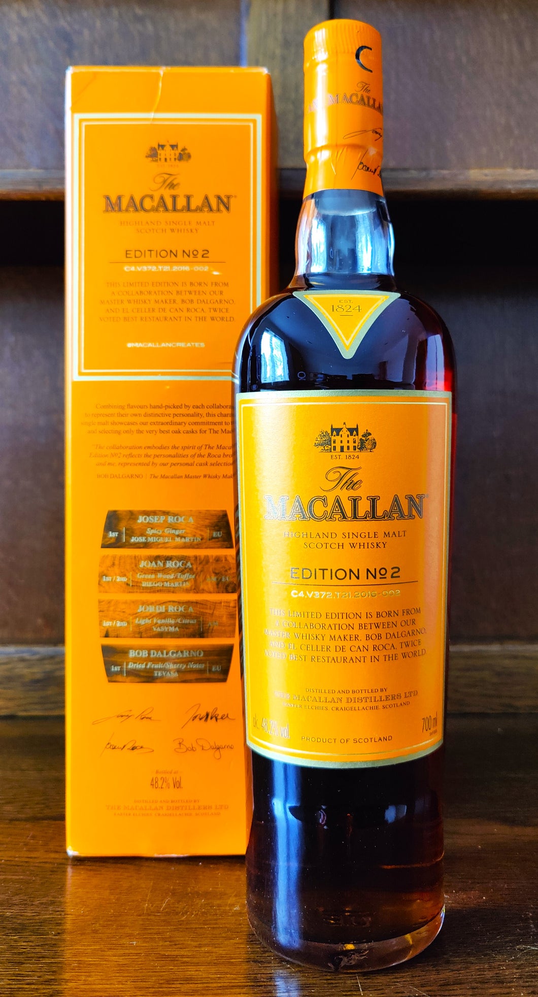 The Macallan Edition No 2 Limited Edition Single Malt 48.2%ABV 70cl