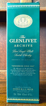 Load image into Gallery viewer, Glenlivet Archive Distillers Special Edition Single Malt Whisky 43%ABV 70cl
