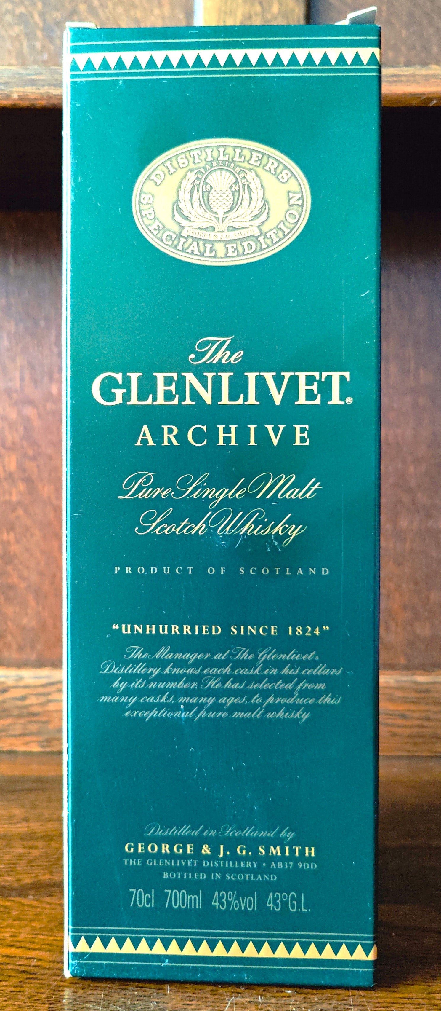 Glenlivet Archive Distillers Special Edition Scotch Single Malt 