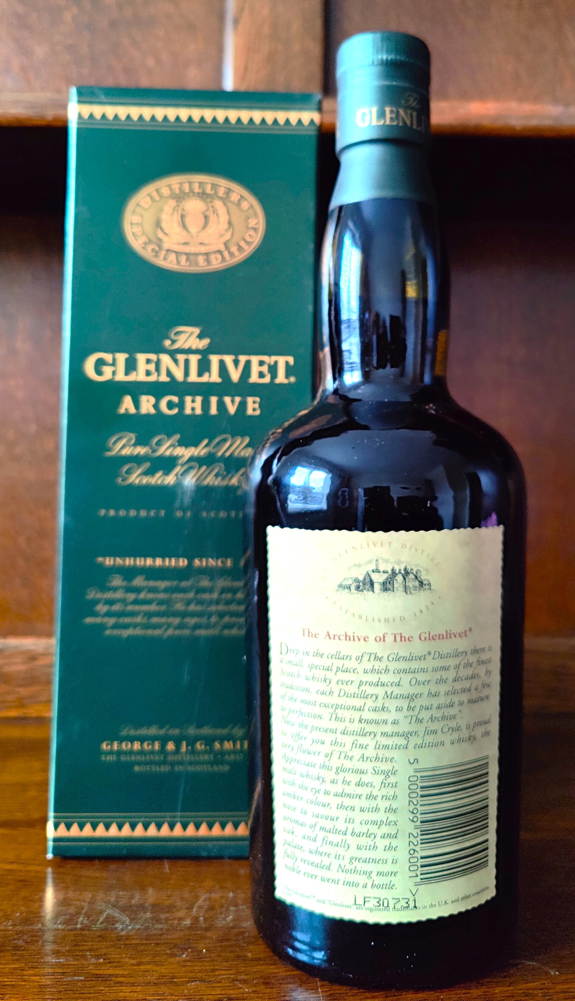 Glenlivet Archive Distillers Special Edition Scotch Single Malt