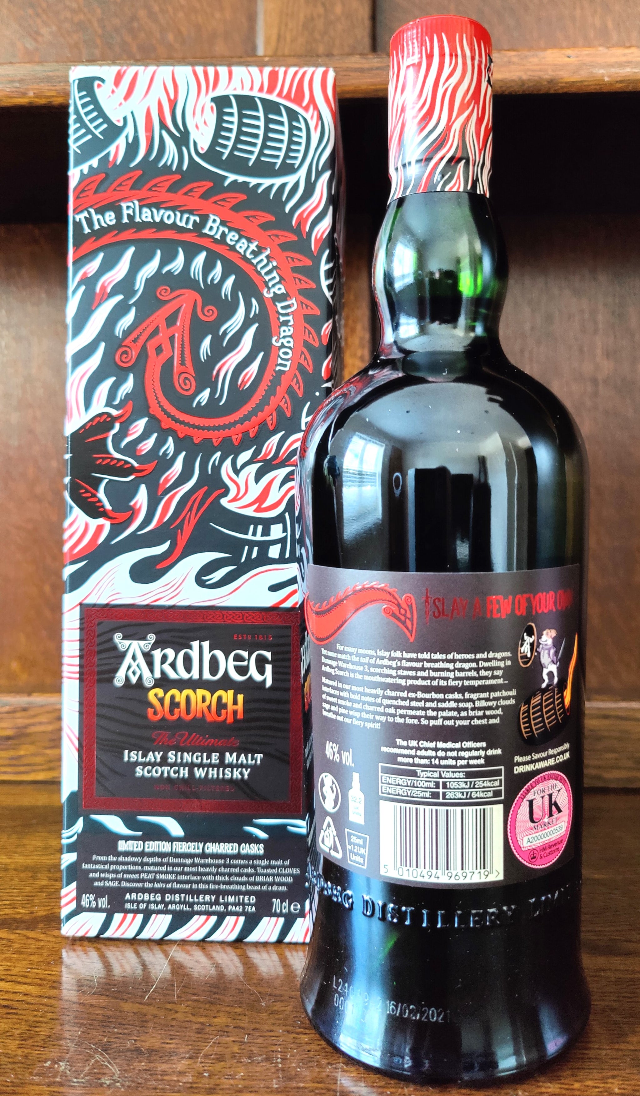 Ardbeg Scorch Limited Edition Scotch Single Malt Whisky 46%ABV