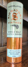 Load image into Gallery viewer, Signatory Vintage Glenallachie Single Malt 20yr Old 1996 43%ABV 70cl
